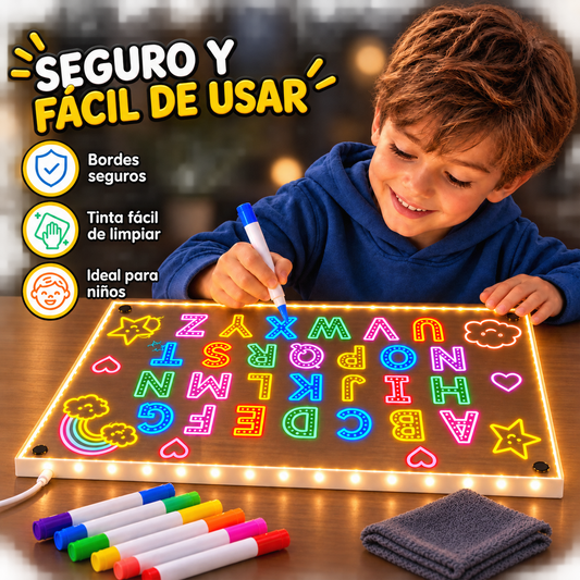 Dibuluz® | Pizarra LED Mágica ✨