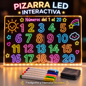 Dibuluz® | Pizarra LED Mágica ✨